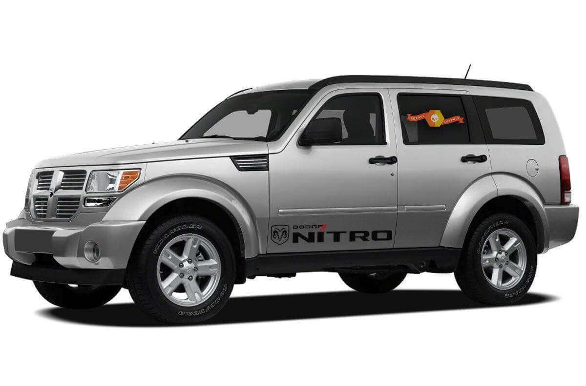 2x Raceur Zijd Deur Vinyl Decal Sticker voor Dodge Nitro