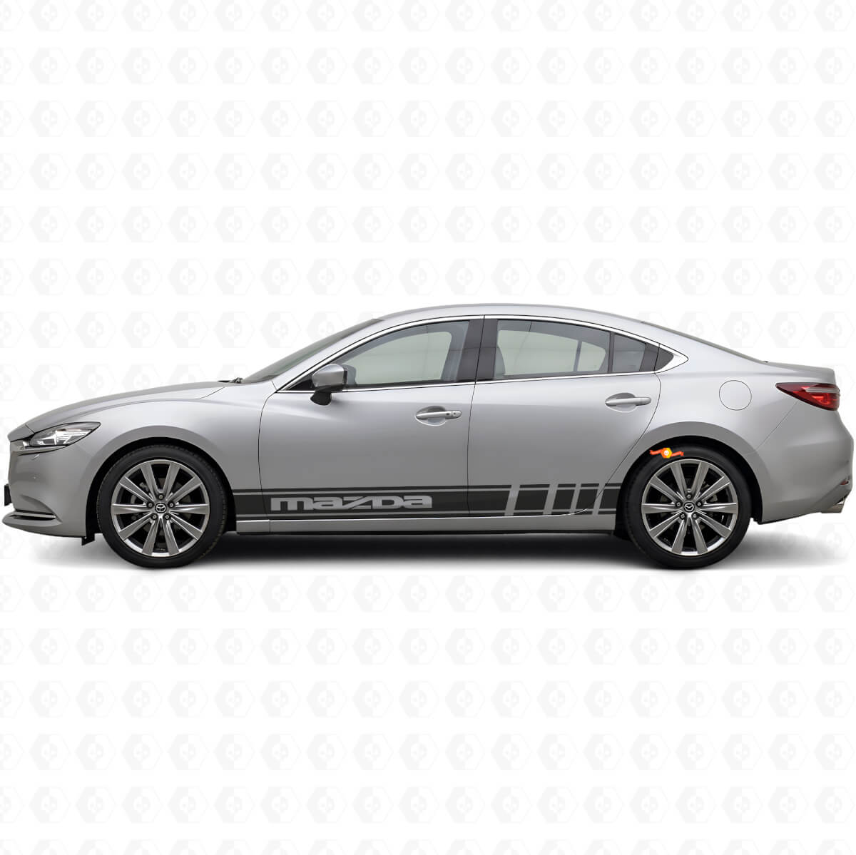 Merk Rocker Panel Strepen Vinyl Decal Kit voor Mazda 6