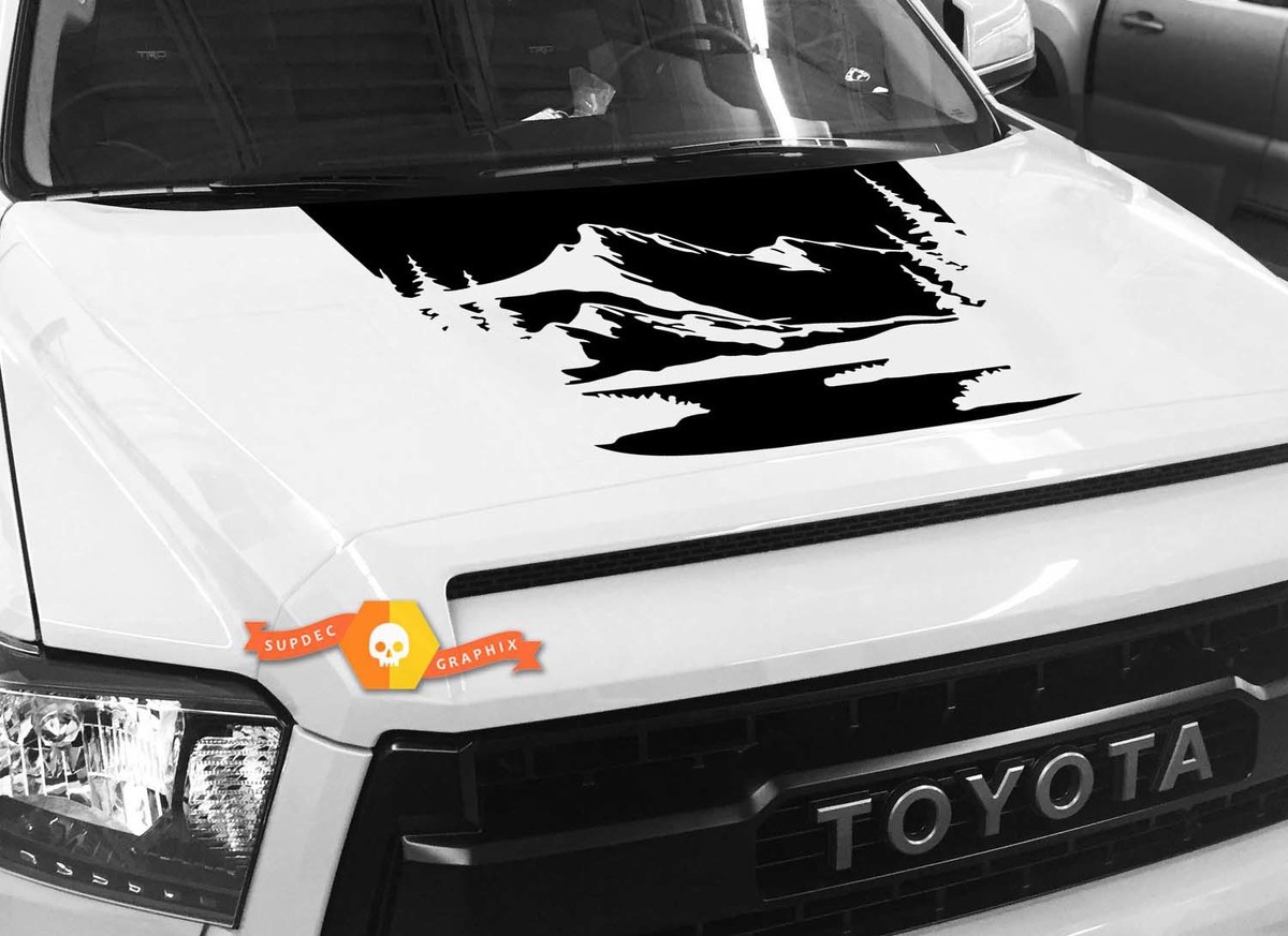 Bergen Bos Rivier Kap grafische Sticker Sticker voor TOYOTA TUNDRA 2014 2015 2016 2017 2018
