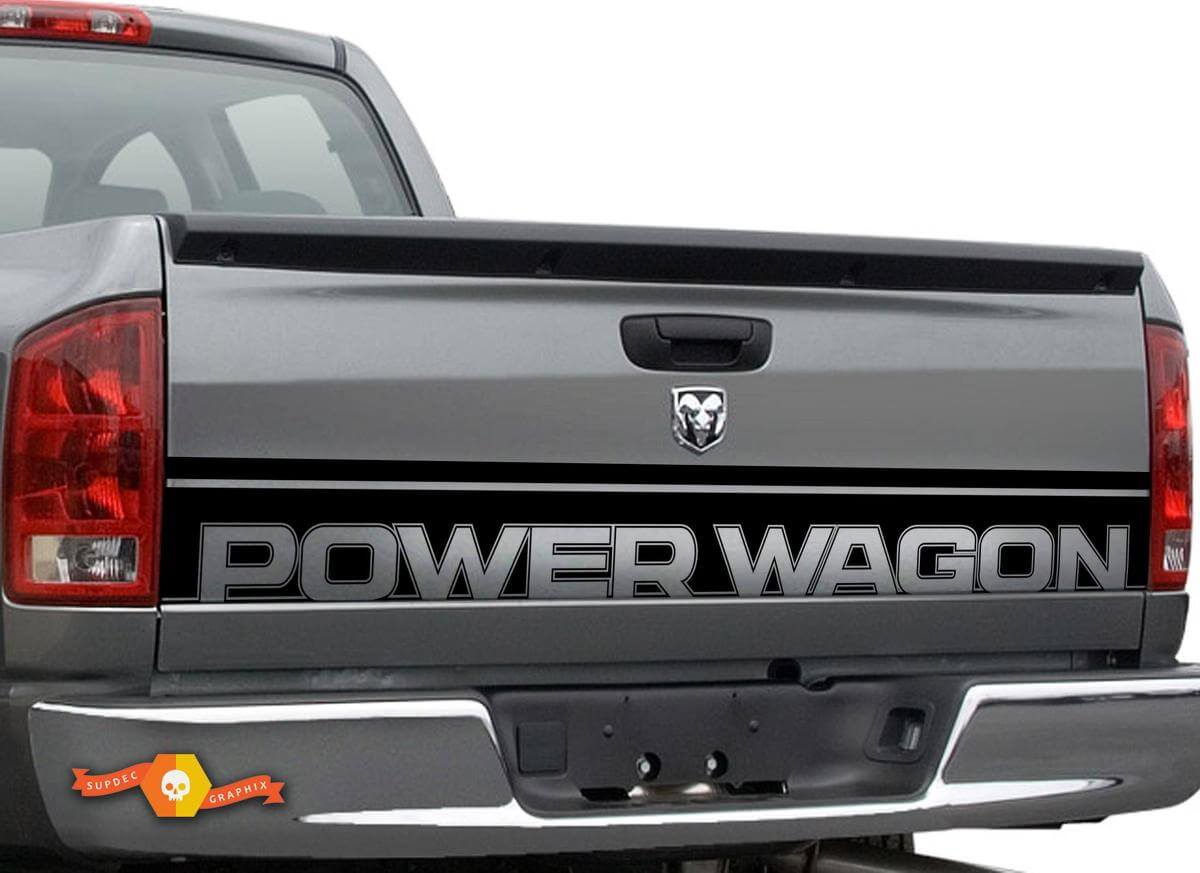 Power Wagon Achterklep Accentstreep Vinyl Decal voor Dodge Ram 1500 2010-2018