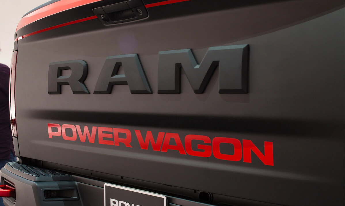 Power Wagon Achterklep Vinyl Sticker voor Dodge Ram 1500 2010-2018