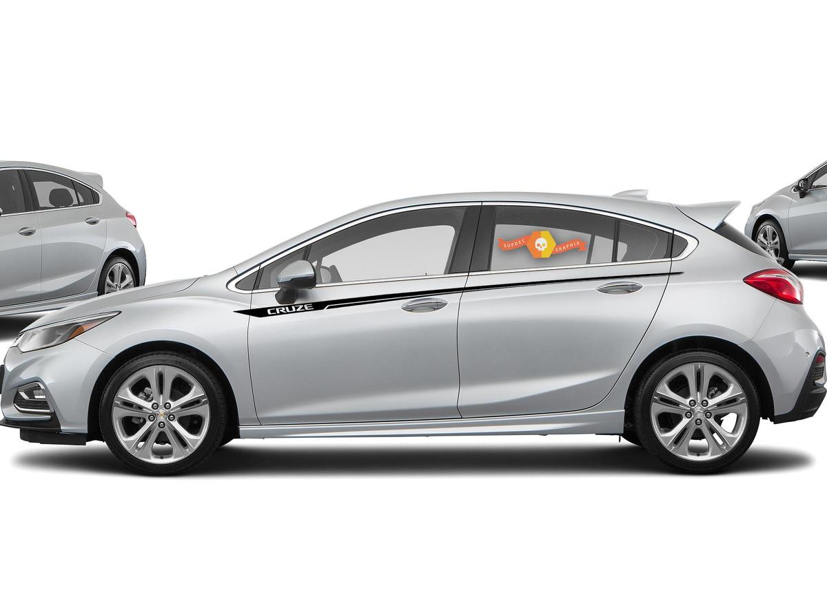 Chevrolet Cruze krijtstrepen aan de zijkant Sticker Sticker Deurpaneel Sticker Sticker 1
