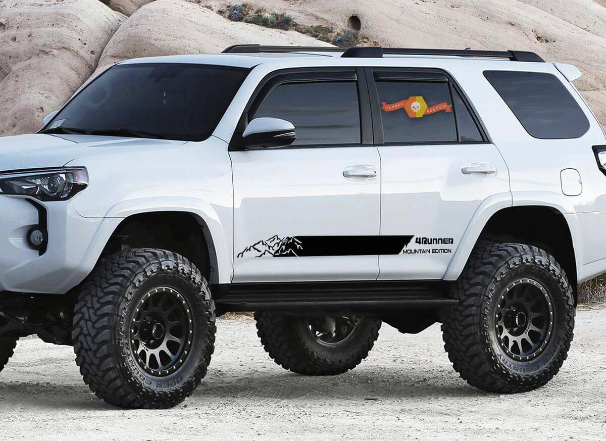 Mountain Edition zijstrepen vinyl decal kit voor Toyota 4Runner