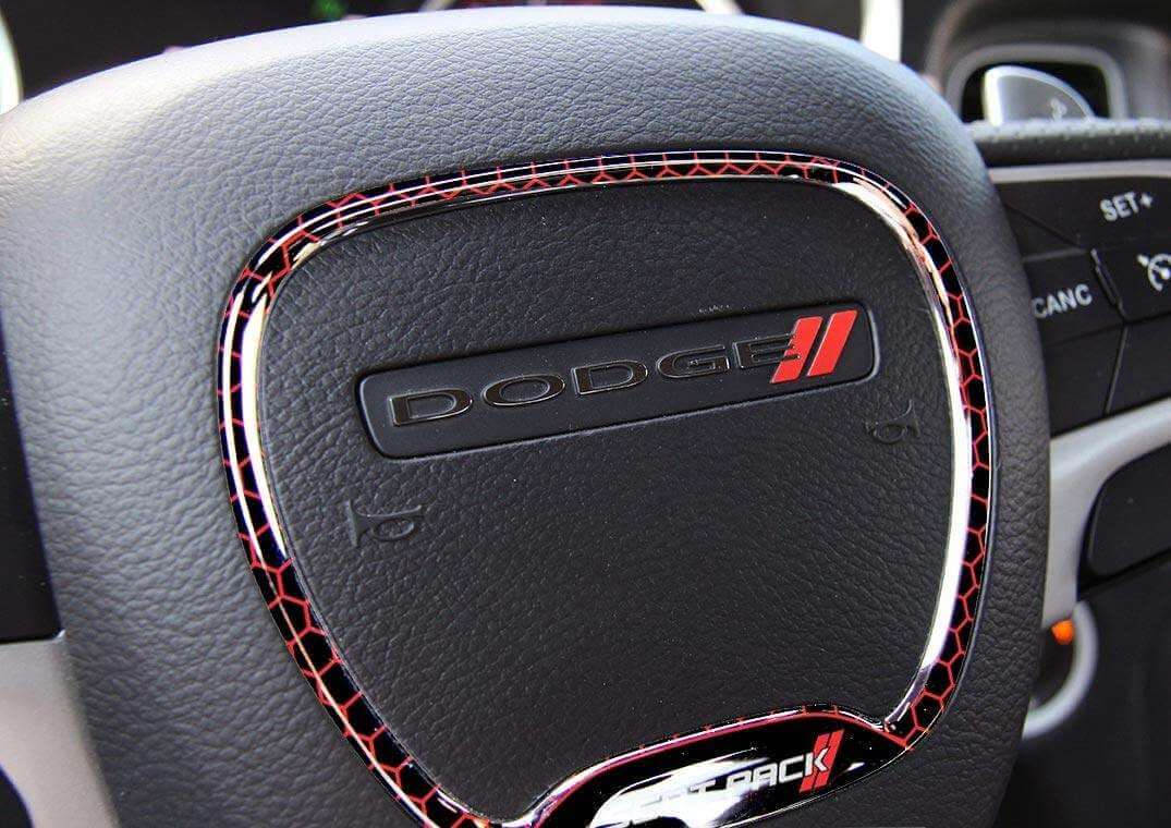 Scat Pack stuurwiel sieraadrand bol decal voor Dodge Challenger of Charger