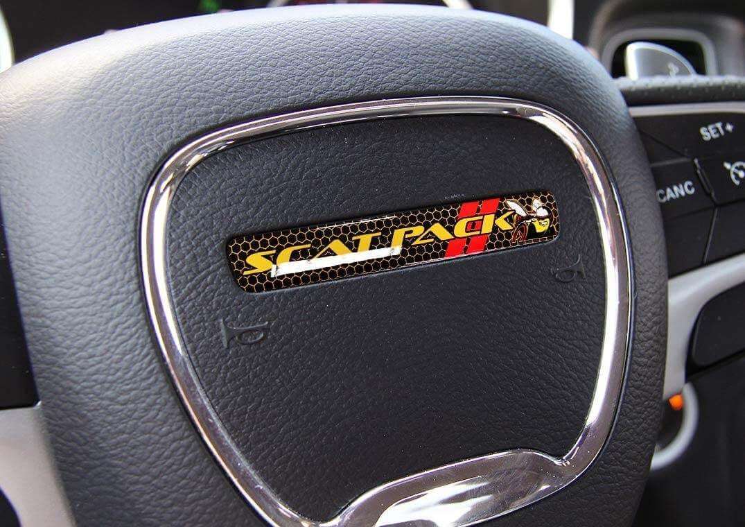 Scat Pack Stijl Bee Stuurwiel Bolvormige Decal voor Dodge Challenger Charger