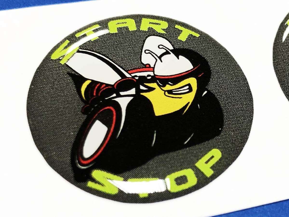 Start Stop Logo Vinyl Stickers Decals voor Dodge Challenger Charger