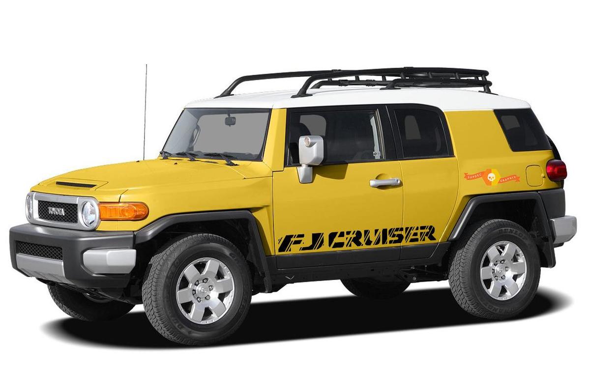 Toyota FJ Cruiser TRD sport zijstreep grafische sticker sticker wilde stijl
