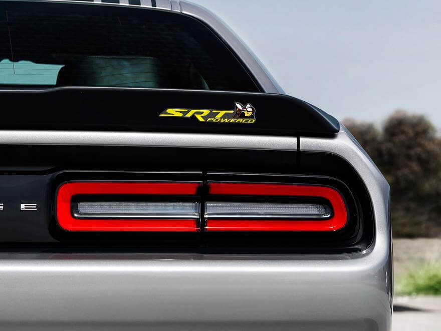 SRT Aangedreven Bol Embleem Stickers voor Dodge Challenger of Charger