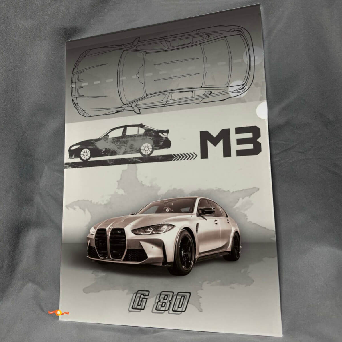 Aangepast M3 G80 Glanzend Acryl Garage Wandpaneel voor BMW-fans