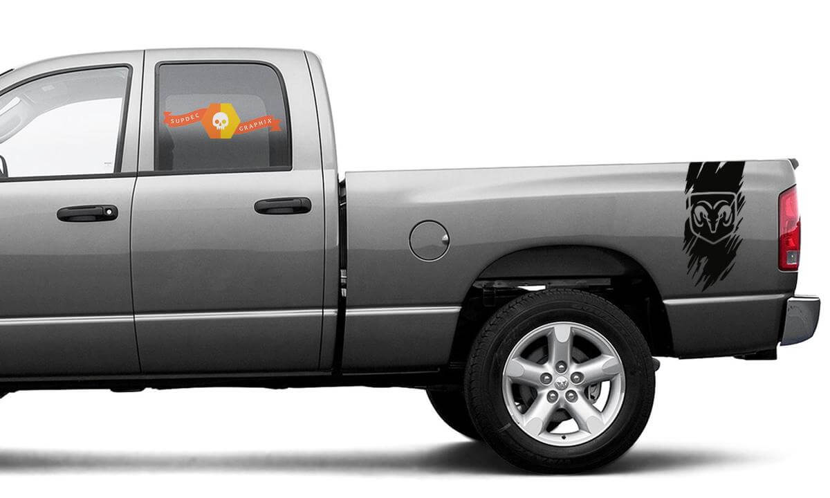 Dodge Ram 1500 2500 3500 Sticker Sticker Vinyl Graphic Truck Bed Side Stripes
