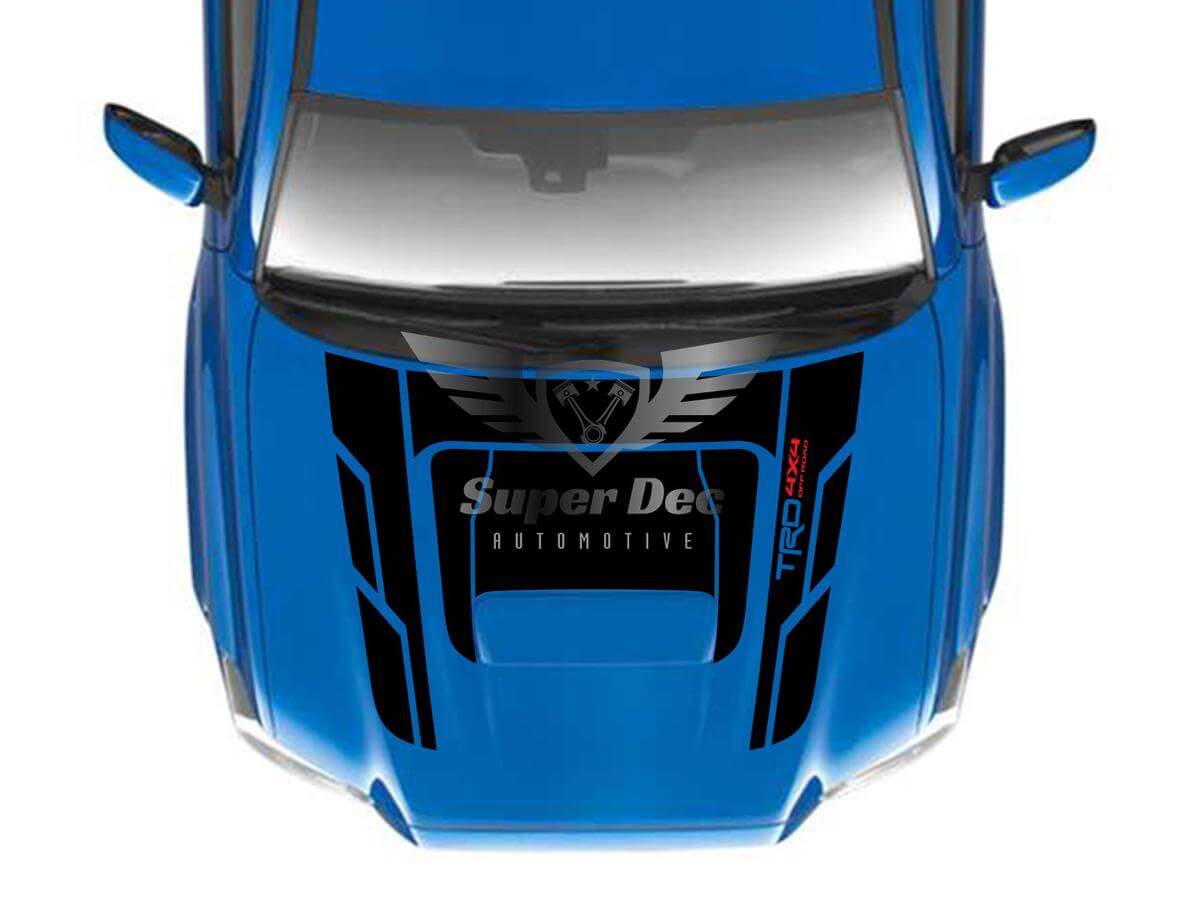 TRD 4x4 Off Road Motorkap Vinyl Decal voor Toyota Tacoma 2016-2020