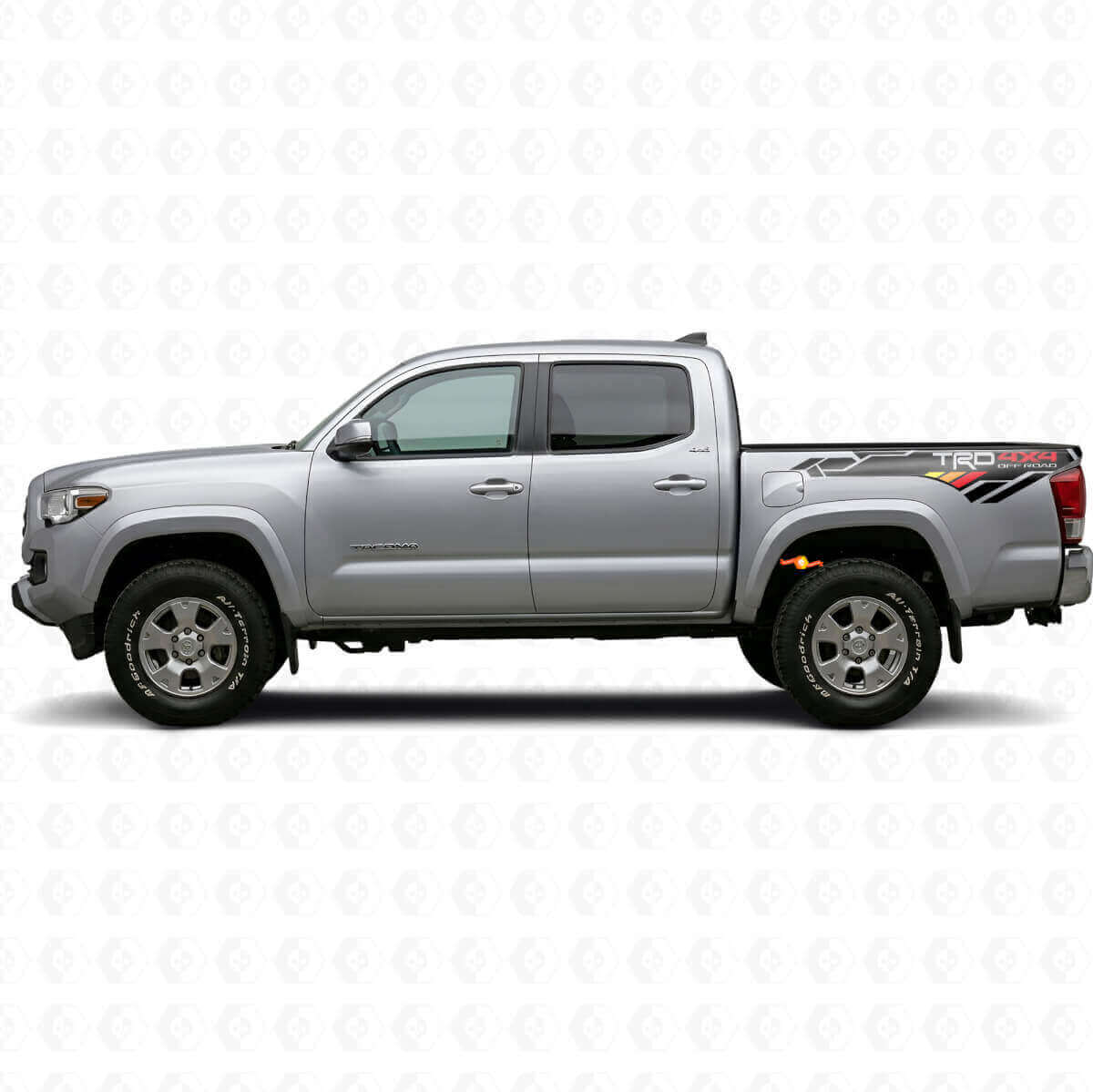 TRD 4x4 Vintage Stijl Achterzij Vinyl Sticker Voor Tacoma Tundra