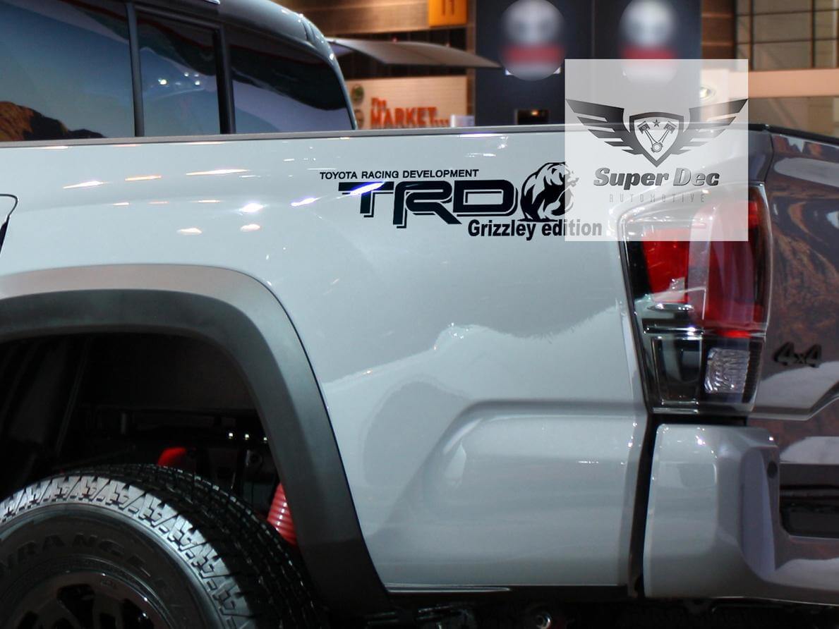 TRD Grizzley Edition zijwand vinylstickers voor Toyota Tundra