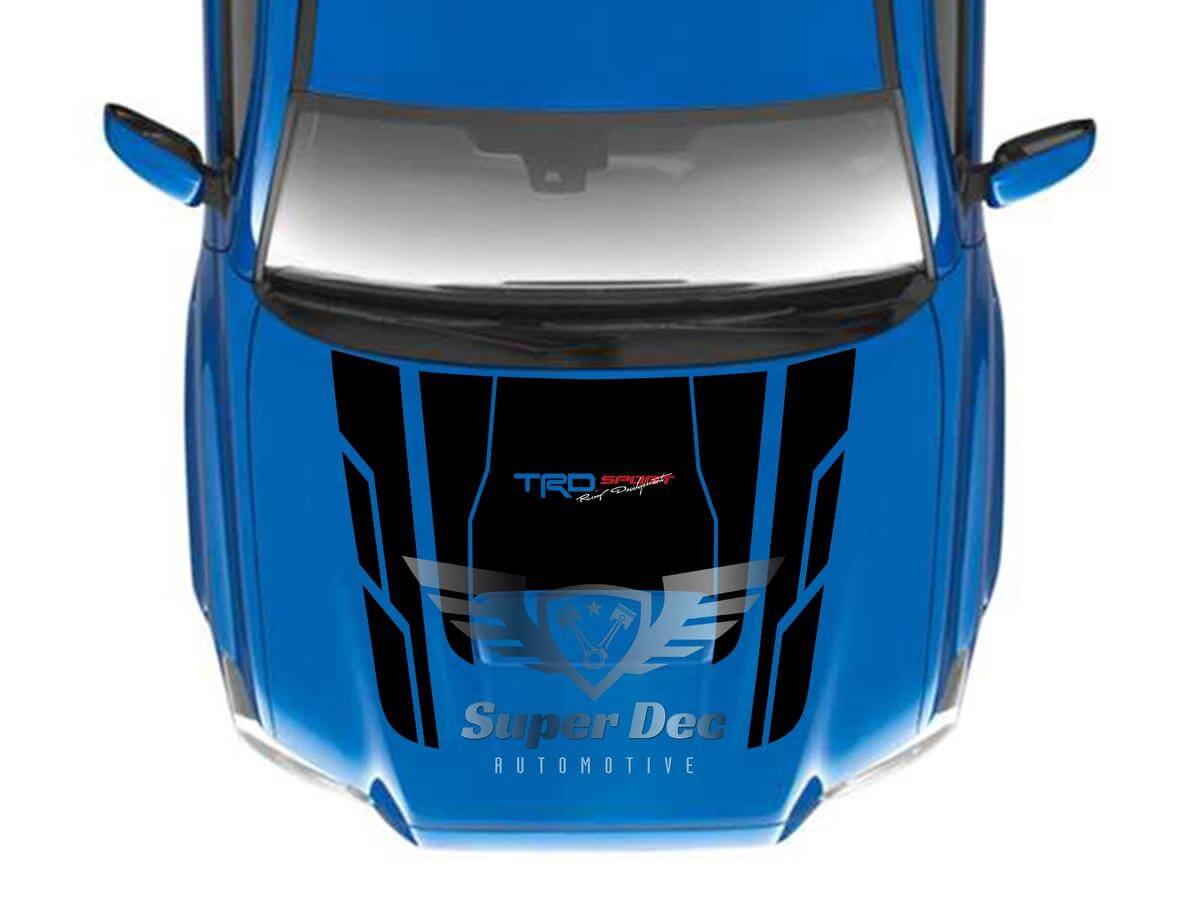 TRD Sport Racing Development Motorkap Vinyl Decal Sticker voor Toyota Tacoma 2016-2020