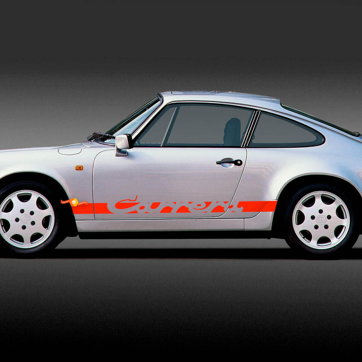 Carrera Lettering Strepen Zijdecal Sticker Voor Porsche 911