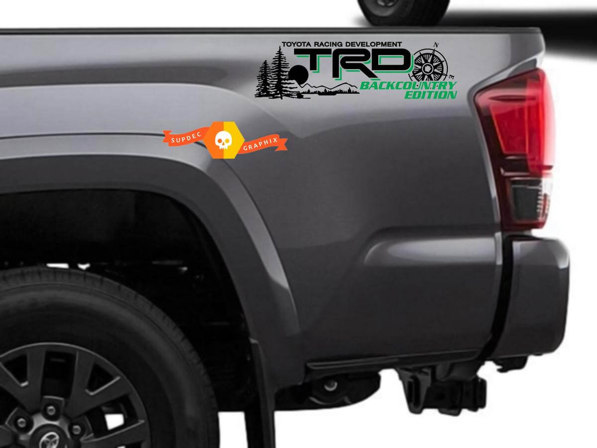TRD Compass Forest Graphic Decals Stickers voor Toyota Tacoma 2016-2020