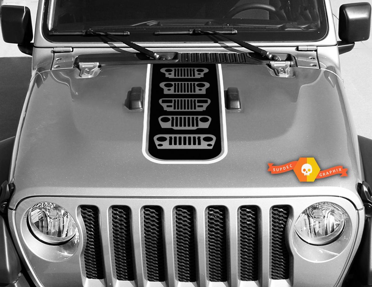 Jeep JT Gladiator Three O Five (305) editie evolutie van Jeep Gladiator vinyl sticker sticker
