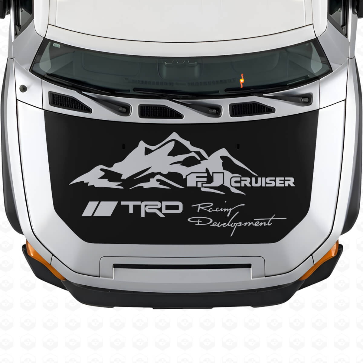 TRD Stijl Mountain Motorkap Vinyl Decal Sticker voor Toyota FJ Cruiser