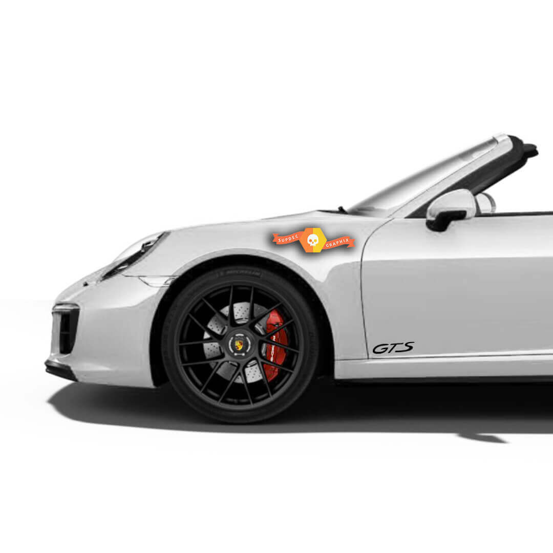 GTS Zijdeur Vinyl Decal Sticker Kit voor Porsche 911