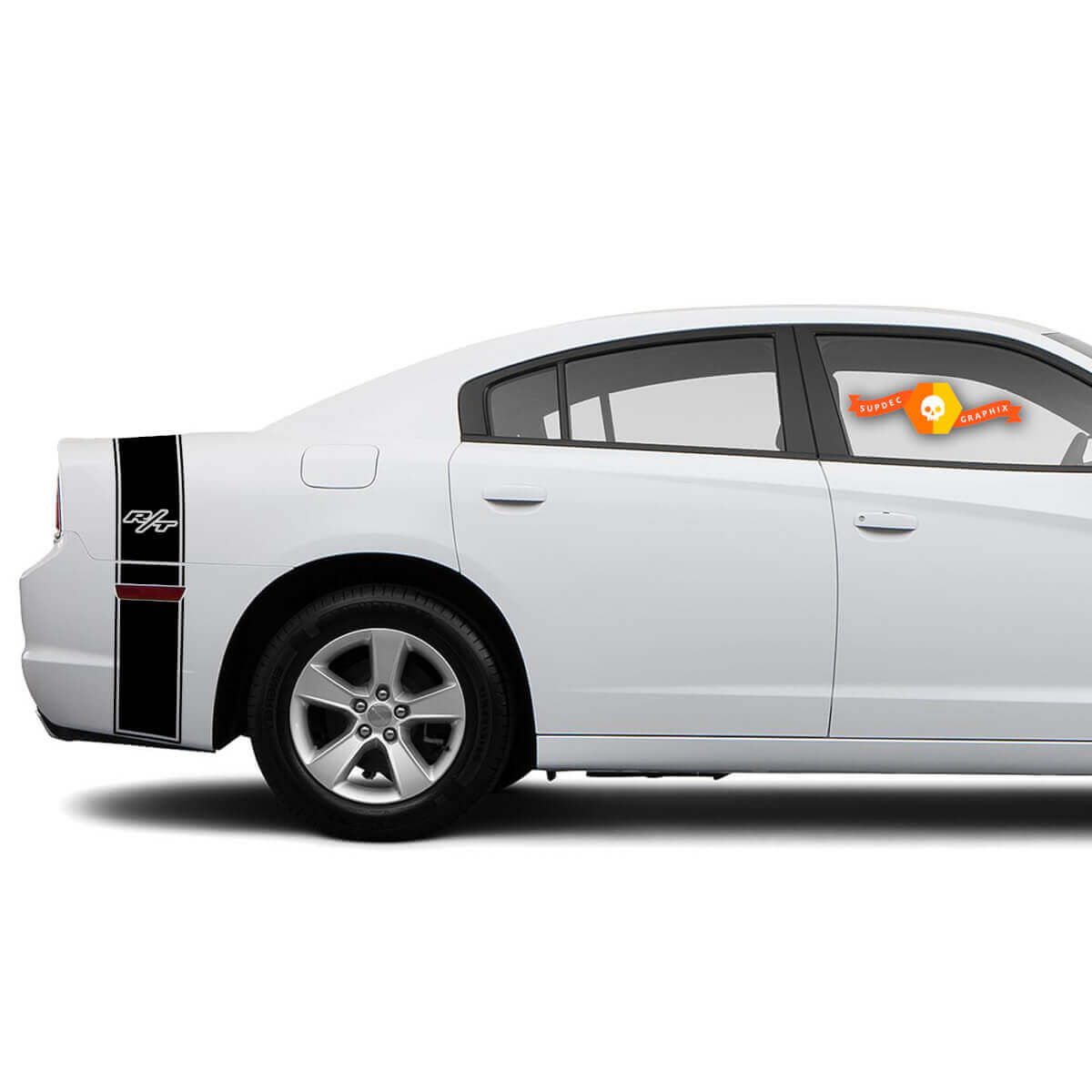R/T Bagageruimteband Vinyl Decal Kit voor Dodge Charger 2011-2014