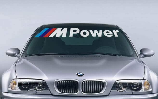 Bmw M Power M3 M5 M6 E36 E39 E46 E63 E90 Sticker met Decal
