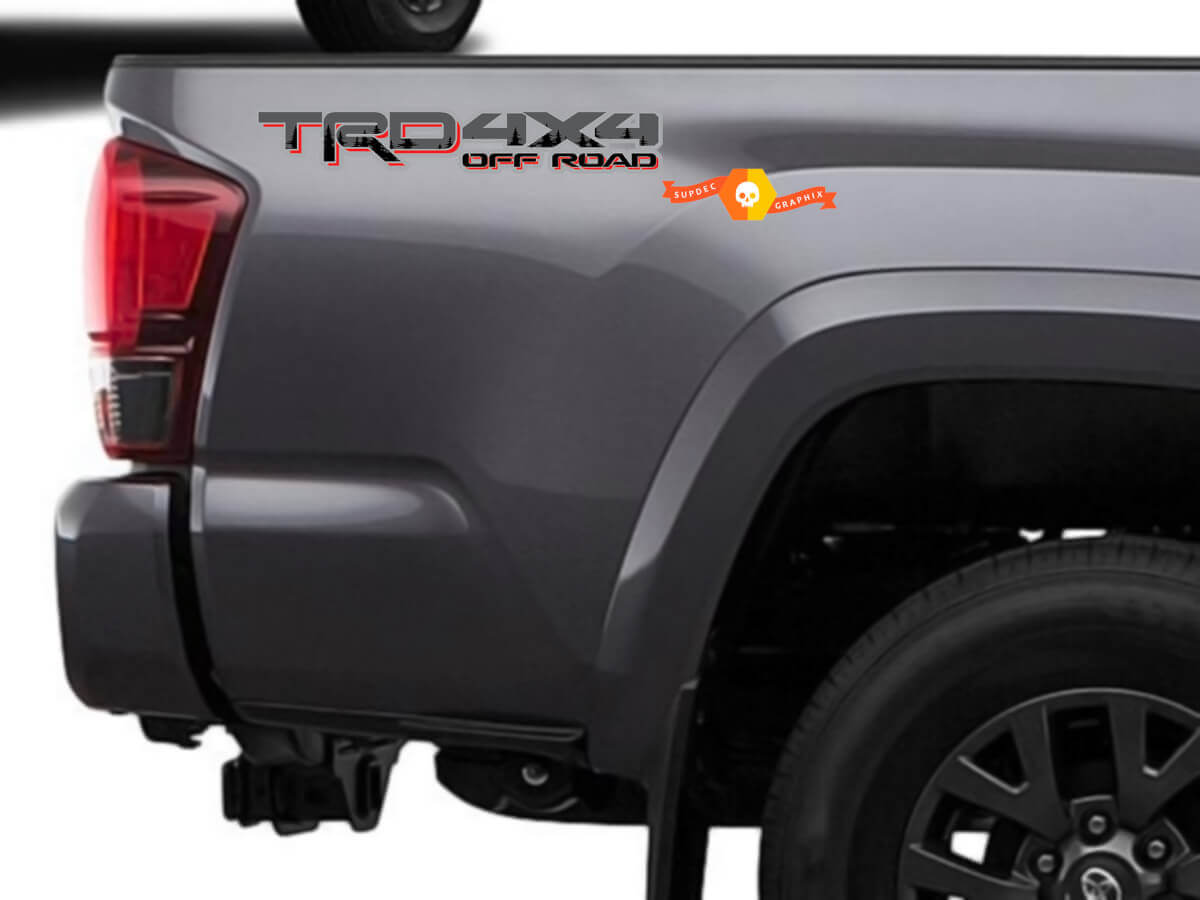 TRD 4x4 Off Road Sequoia Forest Bedside Vinyl Decal Sticker voor Toyota Tundra