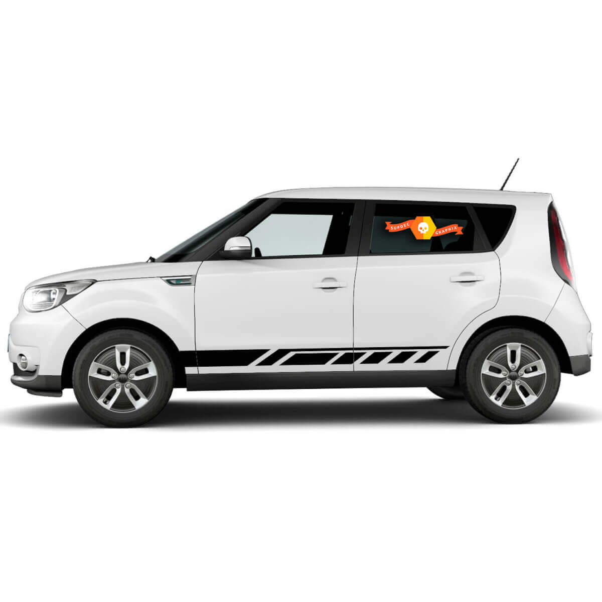 Auto Sticker Grafische Sticker Rocker Panel Strepen Side Kit Voor Kia Soul
