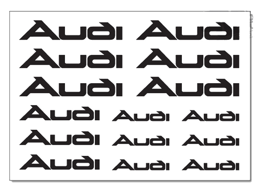 AUDI Remklauw Stickers Stickers TT A3 A4 A5 A6 Q5 S-line Quat