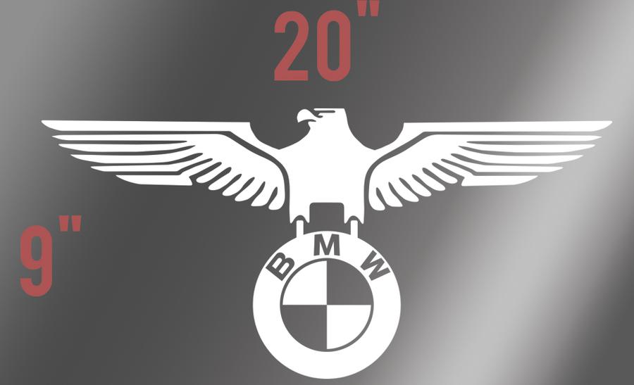 BMW Eagle Duitse auto achterruit vinylstickers stickers voor M3 M5 M6 e36 allemaal
