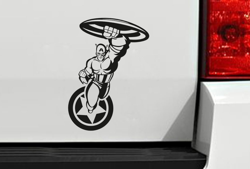 Captain America Avengers superheld held Marvel Comics carrosserie laptop vinyl sticker sticker