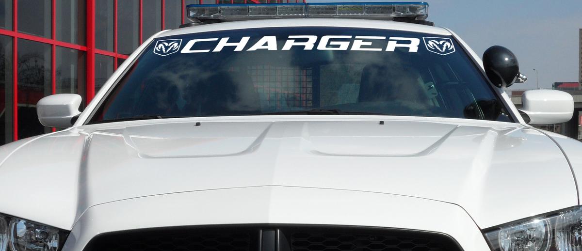 Window Windshield banner vinyl sticker sticker voor de Dodge Charger