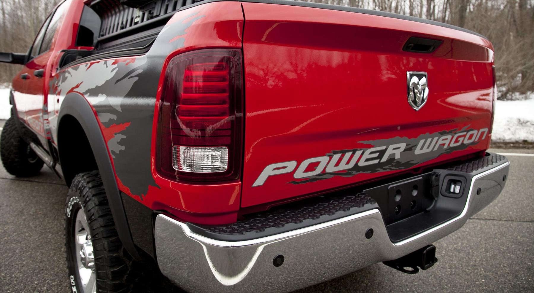 KIT van 2013 - 2020 Dodge Ram Power Wagon Hemi sticker voor achterklep bestuurders- en passagierszijde