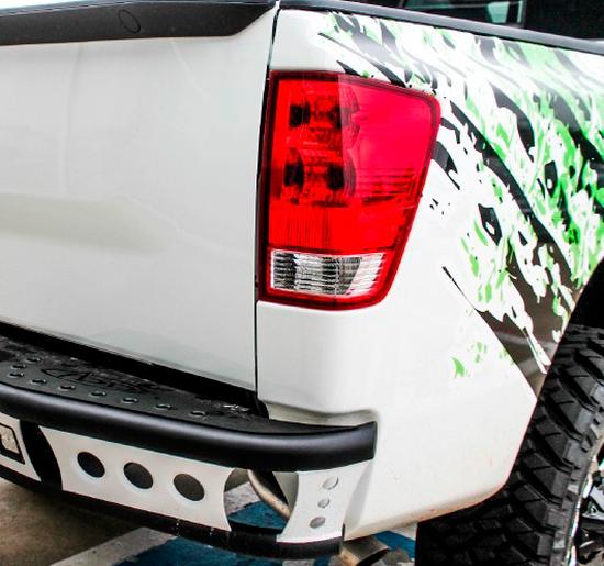 MUD SPLASH 2 kleuren voor Nissan Titan TITAN 4X4 VENOM vinyl decals stickers kit
