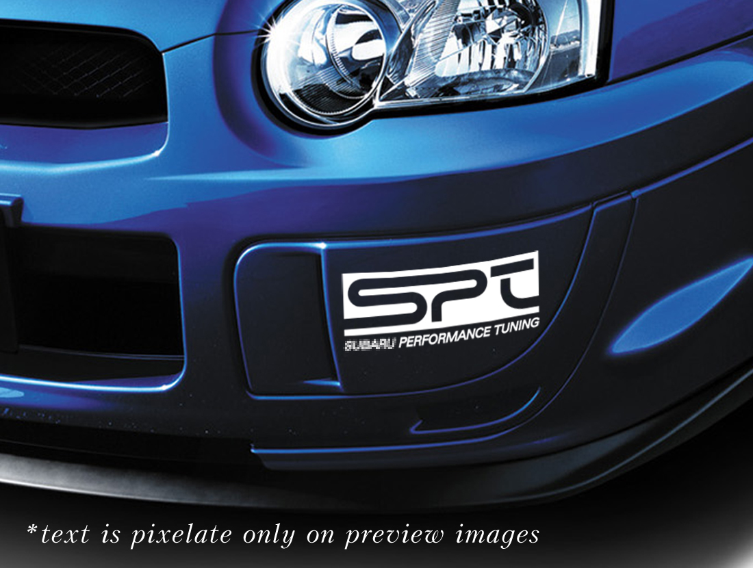 2x SPT Subaru Performance Tuning Motorsports Racing Vinyl Sticker Sticker past op Impreza BRZ WRX Legacy