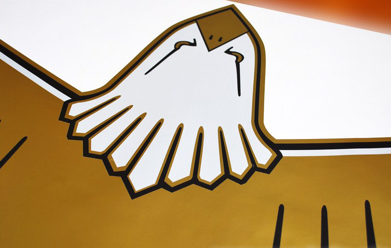 JEEP CJ7 1977-80 Golden Eagle Gouden Hood Bird Stickers Decals Kit