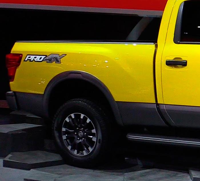 paar 2016 Nissan Titan pro 4x vinyl sticker sticker supdec