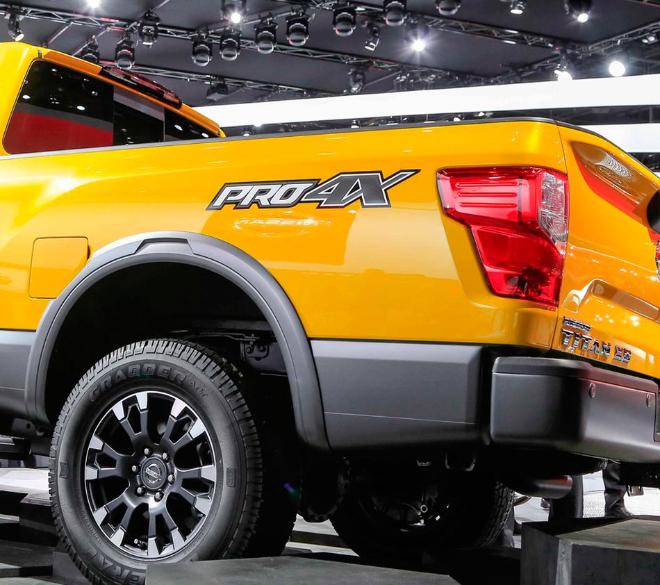 paar 2016 Nissan Titan pro 4x vinyl sticker sticker supdec