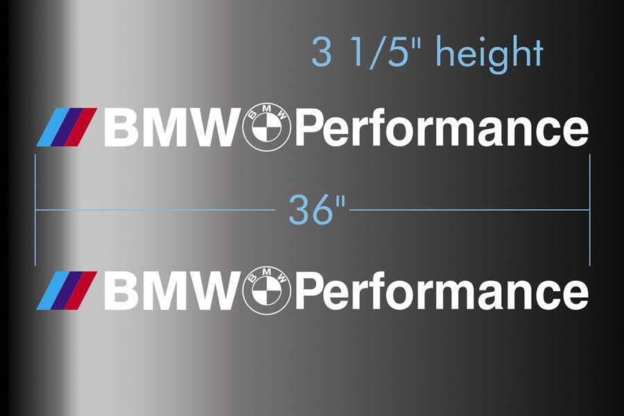 BMW Performance logo vinyl stickers stickers voor M3 M5 M6 e36 past op alle modellen
