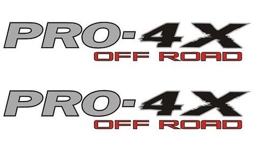 PRO-4X Off Road Zijkant Vinyl Stickers Set voor Nissan Titan