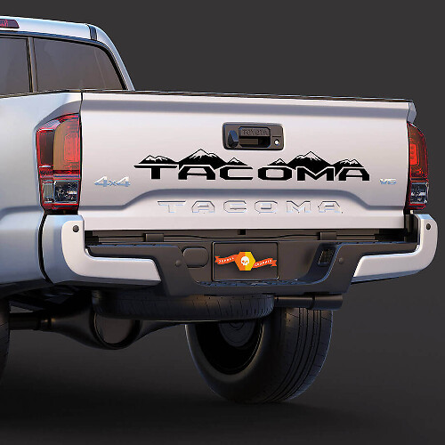 Mountain Style Achterklep Vinyl Decal voor Toyota Tacoma