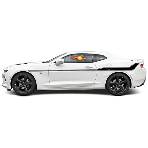 2014 2015 Chevy Camaro kant hockeystick Rally Bodyline strepen stickers stickers sport
