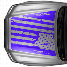 TRD-stijl USA vlag motordeksellogo vinylsticker voor Toyota Tacoma 2016-21_2
