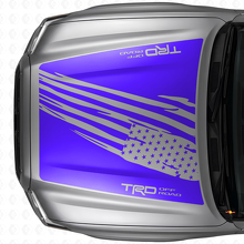 TRD-stijl versleten USA vlag motorkap vinyl sticker voor Toyota Tacoma 2016-21_2