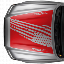 TRD-stijl versleten USA vlag motorkap vinyl sticker voor Toyota Tacoma 2016-21_4