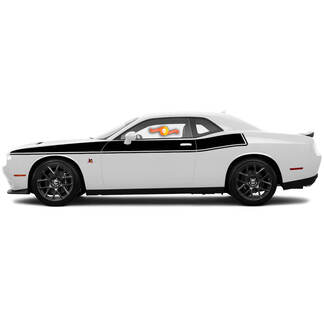 Dodge Challenger voor 2015-2018 Side Stripes Pinstripe Bodyline Accent Decals Sticker graphics
