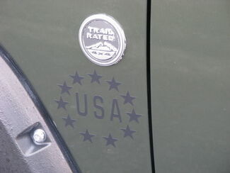 2 Jeep USA Stars Army-logo CJ TJ YJ JK XJ Vinyl Sticker Decal