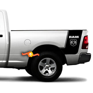 DODGE RAM 1500 2500 RAM RT Laramie bed vinyl strepen vrachtwagen aangepaste sticker
