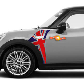 Een Panel Mini Cooper S model Union Jack UK vlag spatbord grafische sticker sticker
