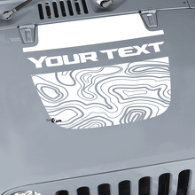 Jeep Wrangler grafische kit Vinyl Wrap Sticker sticker Blackout Contour kaart Hood split stijl sticker sticker
 3
