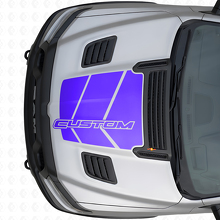 Aangepaste Strobe Motorkap Vinyl Sticker Graphic voor Dodge Ram_2